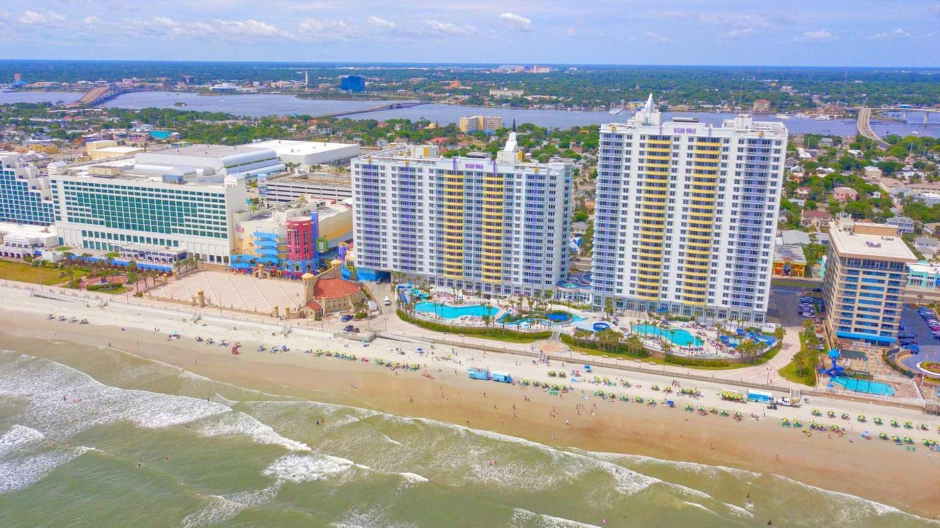 Luxury 10th Floor 2 Bedroom Direct Oceanfront Wyndham Ocean Walk Daytona | 1027 *