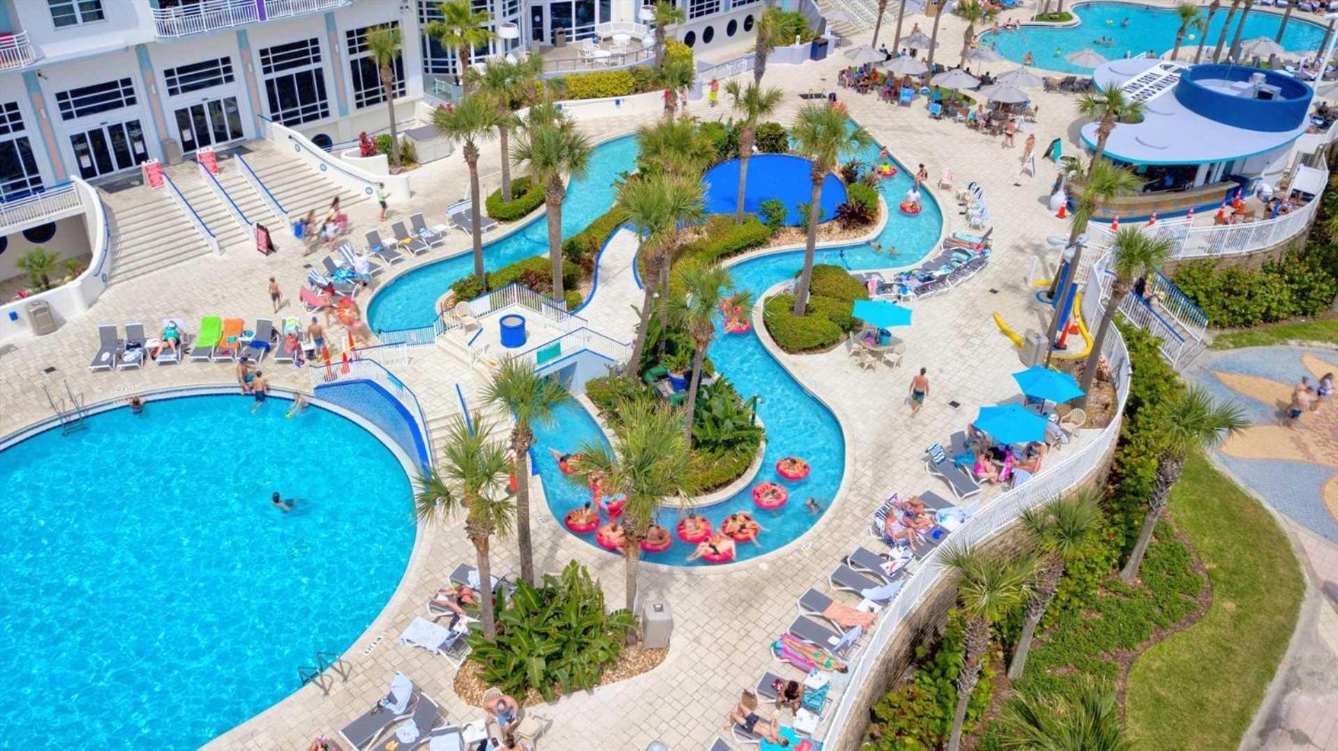 Luxury 10th Floor 2 Bedroom Direct Oceanfront Wyndham Ocean Walk Daytona | 1027 Daytona Beach